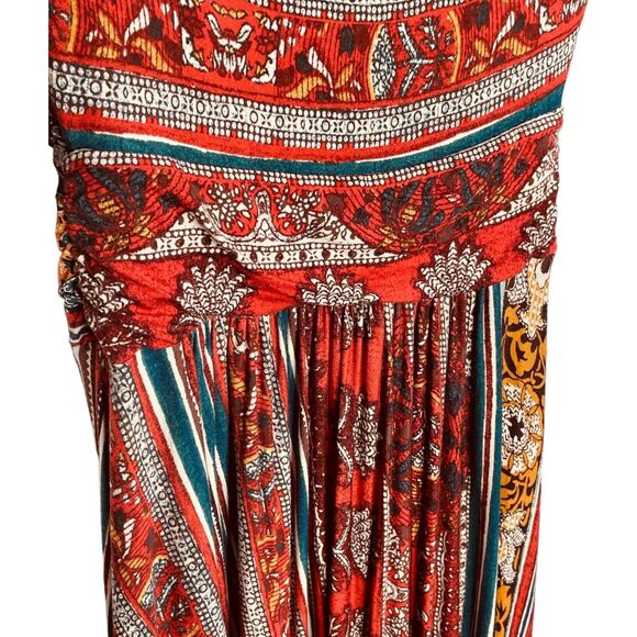 Maeve x Anthropologie | Tamera Boho Wrap Midi Dress Multicolor Size S | EUC - Picture 9 of 14